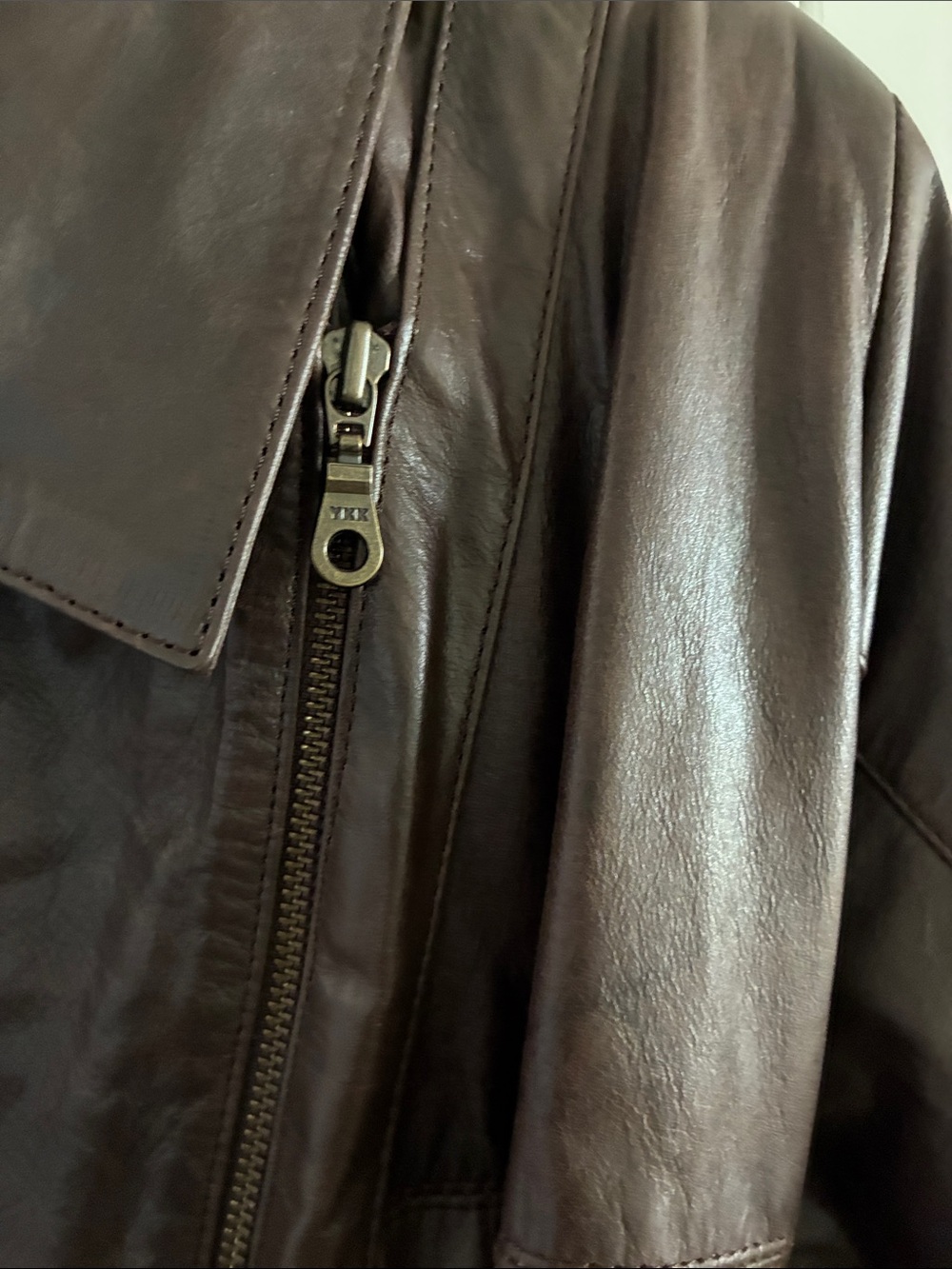 Jacket leather - Picture 2 of 9
